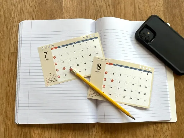 夏休みの計画・スケジュールの立て方