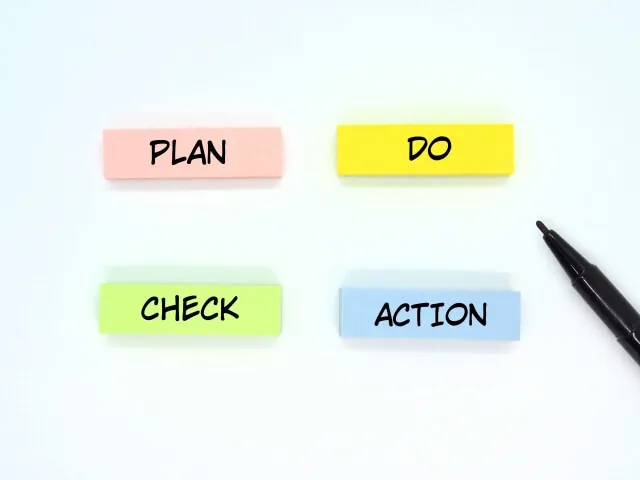 受験勉強におけるPDCAサイクルの例