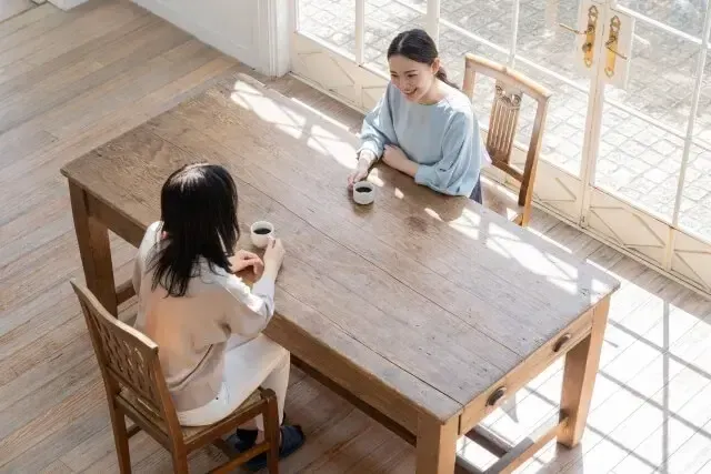 家族や友人に話を聞いてもらう